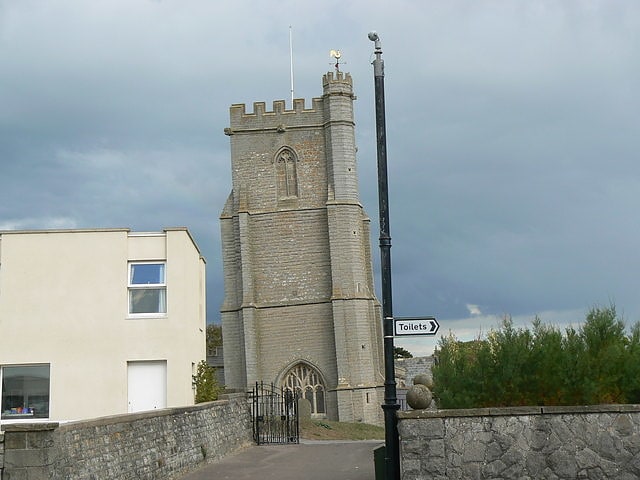 Église à Burnham-on-Sea, Angleterre