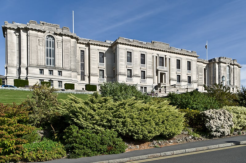 Bibliothek in Aberystwyth, Wales