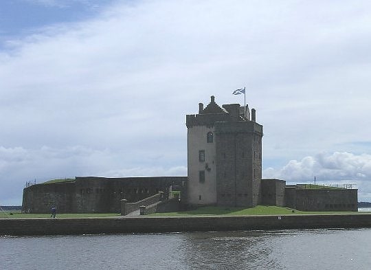 Château fort à Dundee, Écosse
