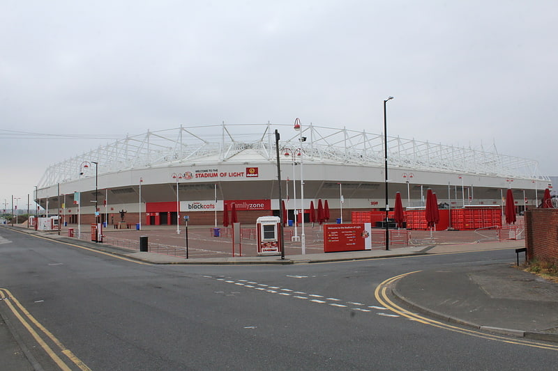 Stade de football à Sunderland, Angleterre