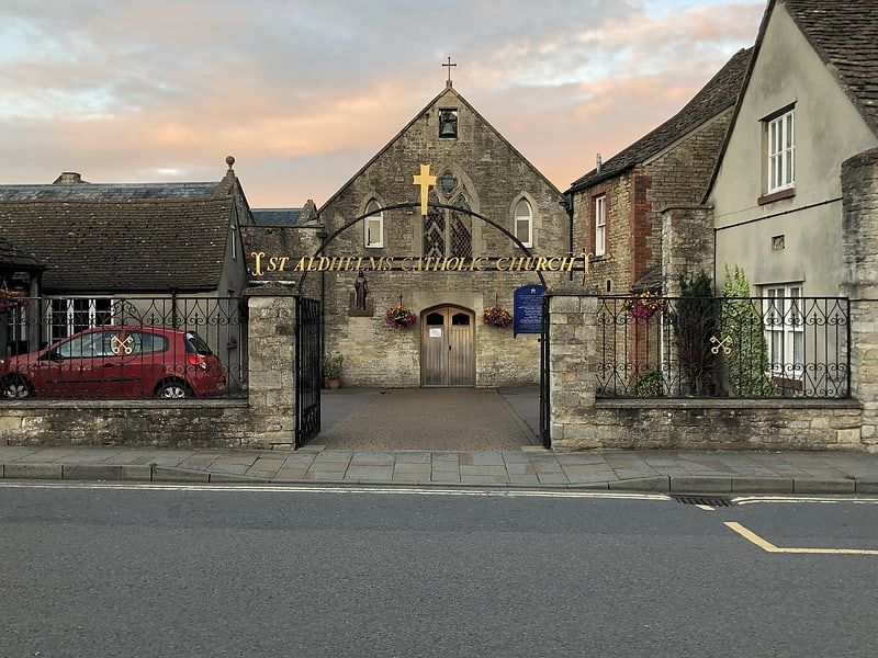 Catholic church in Malmesbury, England