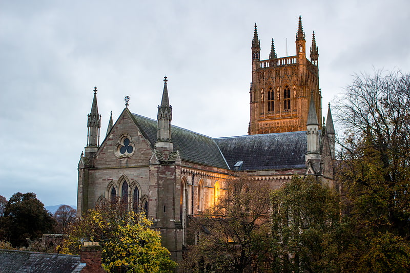 Cathédrale à Worcester, Angleterre