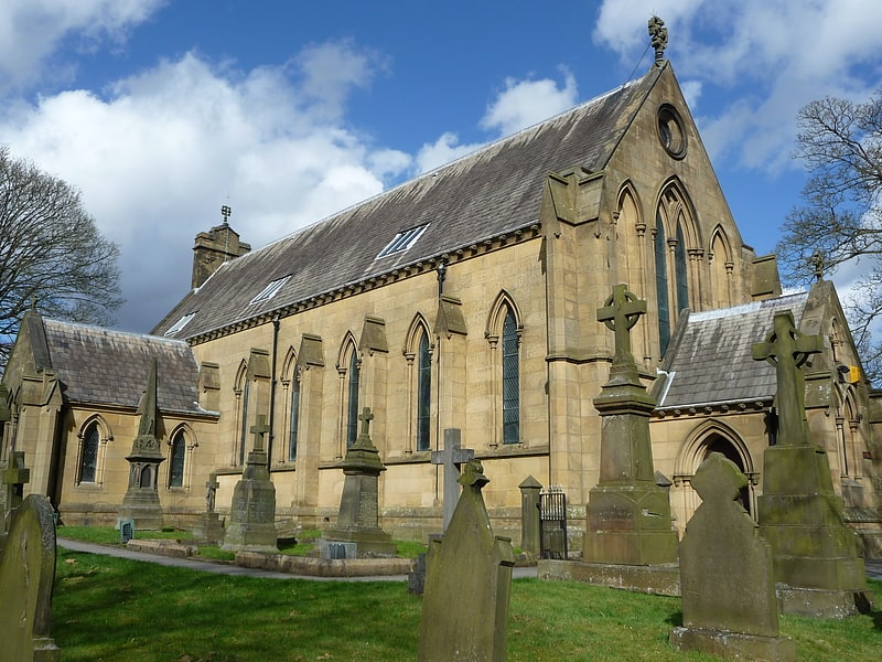 Parish church in Skipton, England