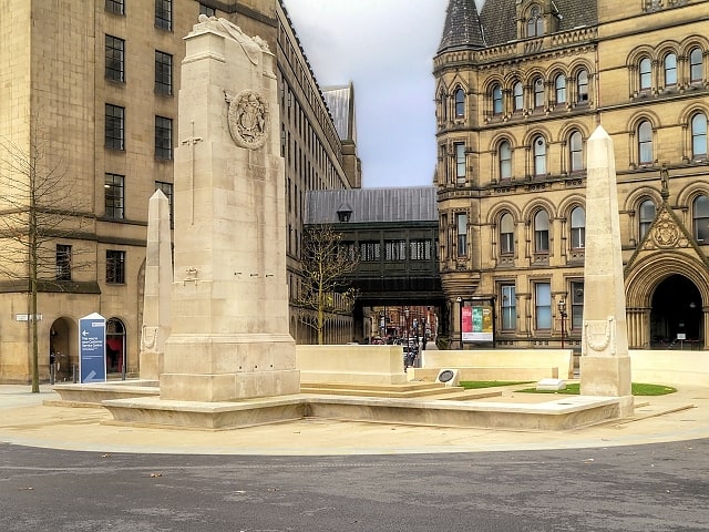 Historical landmark in Manchester, England