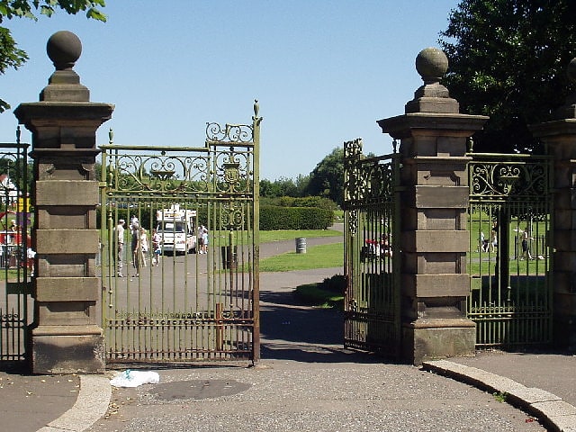 Park in Paisley, Scotland