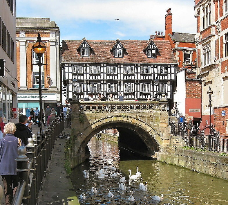 Pont à Lincoln, Angleterre