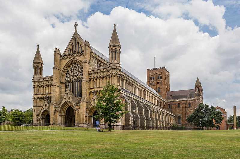 Cathédrale à St Albans, Angleterre