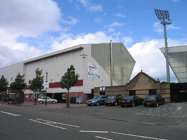 Stadion w Dunfermline, Szkocja
