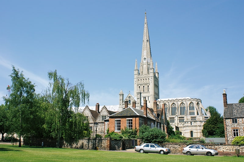 Cathédrale à Norwich, Angleterre