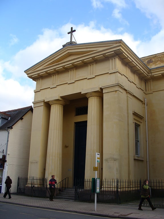 Parish church in Hereford, England