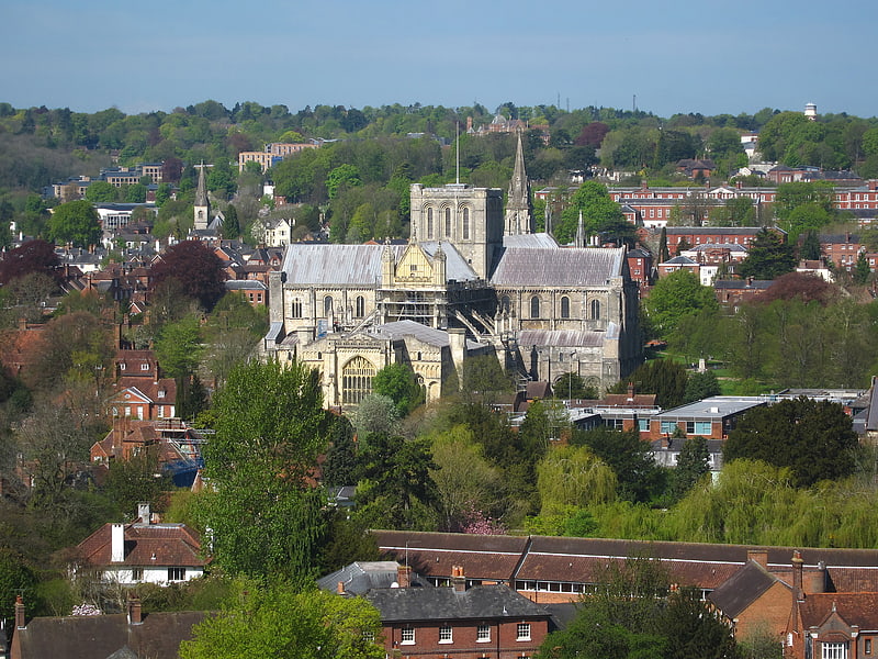 Cathédrale à Winchester, Angleterre