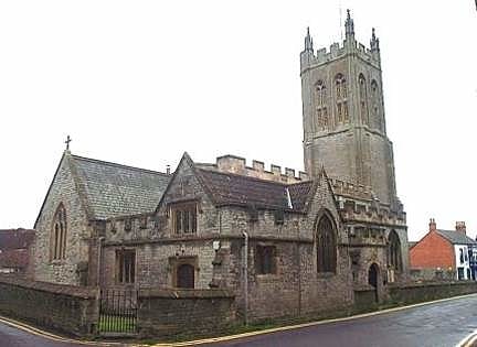 Anglican church in Glastonbury, England