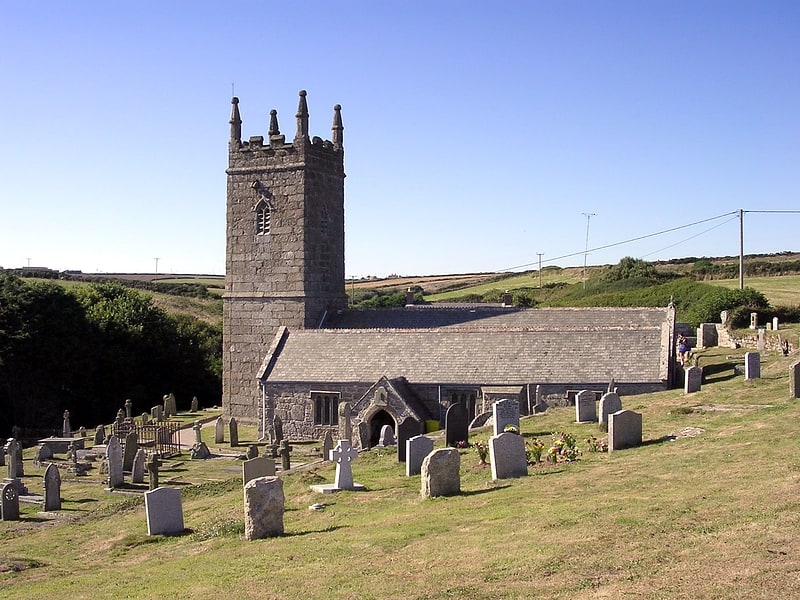 Church in Porthcurno, England