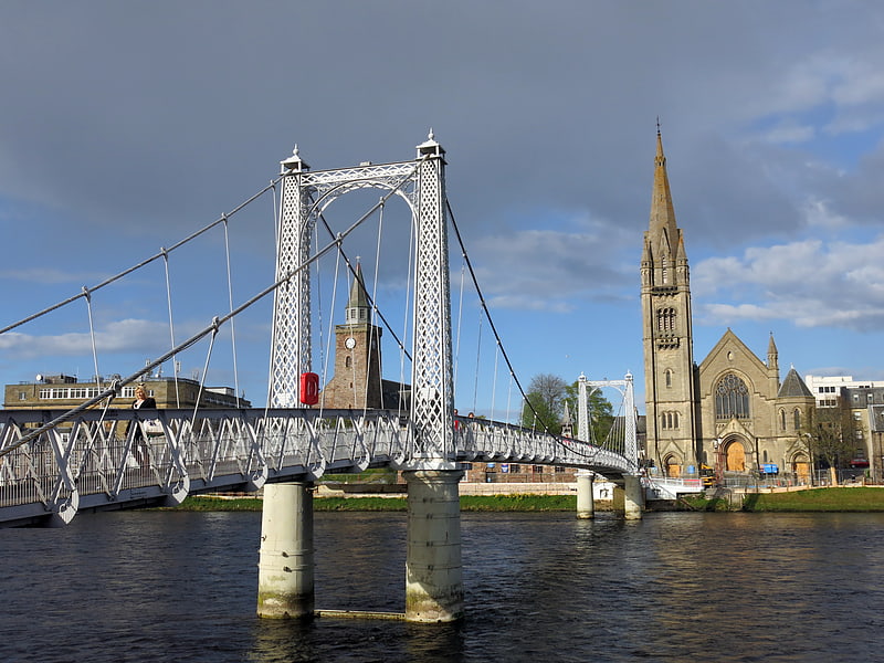 Footbridge in Inverness, United Kingdom