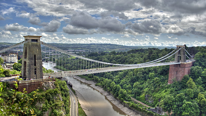 Pont suspendu à Bristol, Royaume-Uni