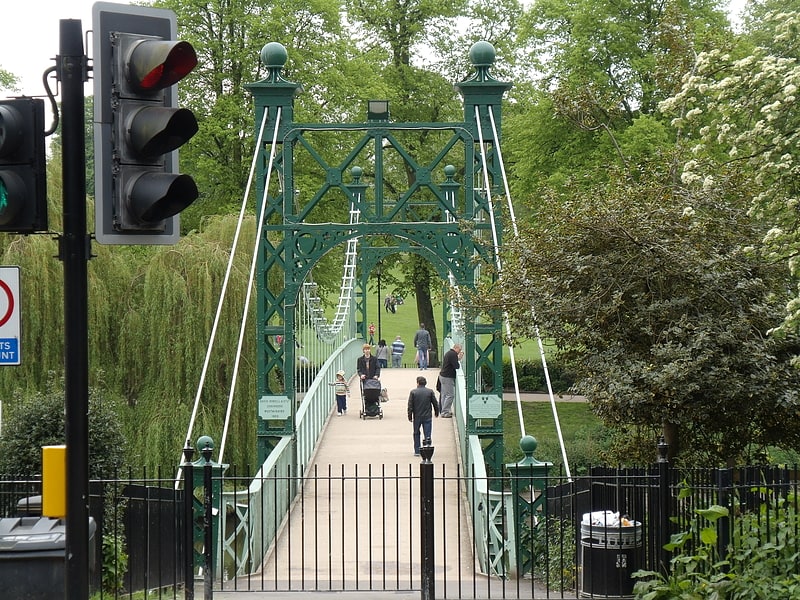 Suspension bridge in the United Kingdom