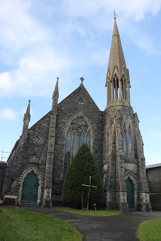 Church in Carmarthen, Wales