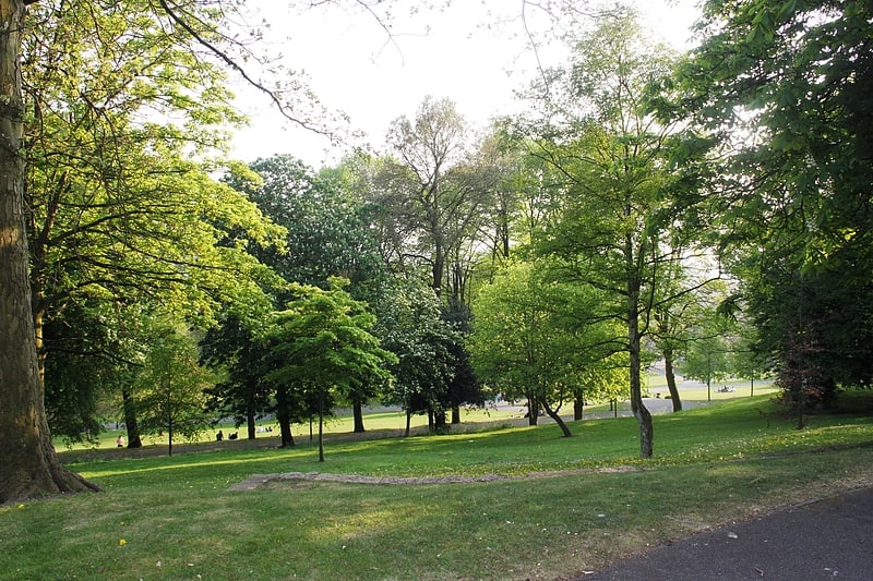 Parque en Lincoln, Inglaterra