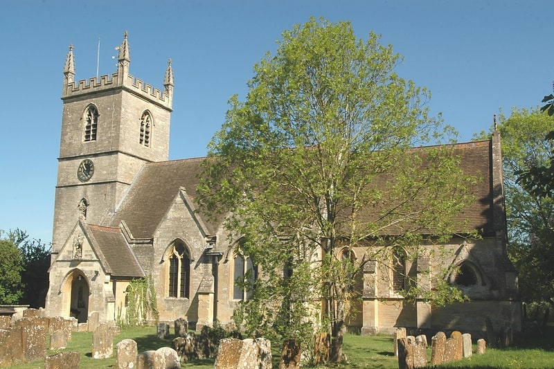 Anglican church in Bladon, England