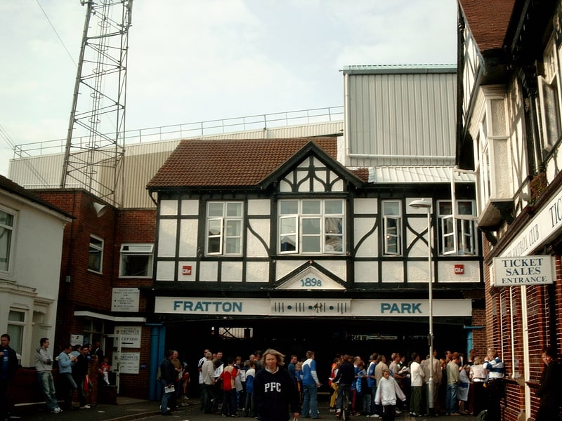 Stade de football à Portsmouth, Angleterre