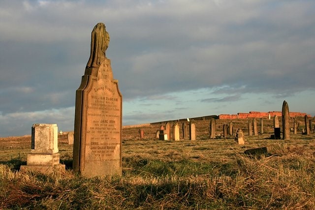 Cemetery in Hartlepool, England
