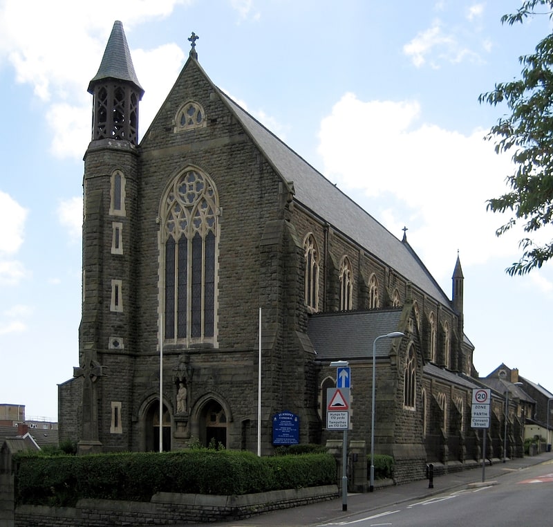 Cathédrale à Swansea, Pays de Galles