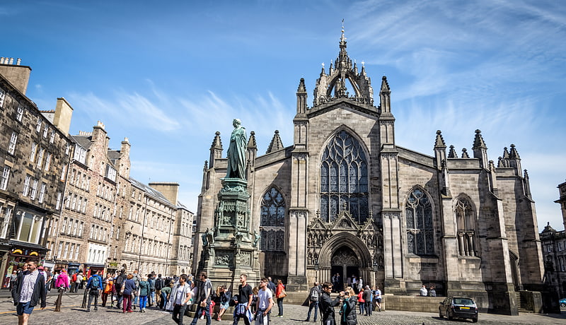 Kathedrale in Edinburgh, Schottland