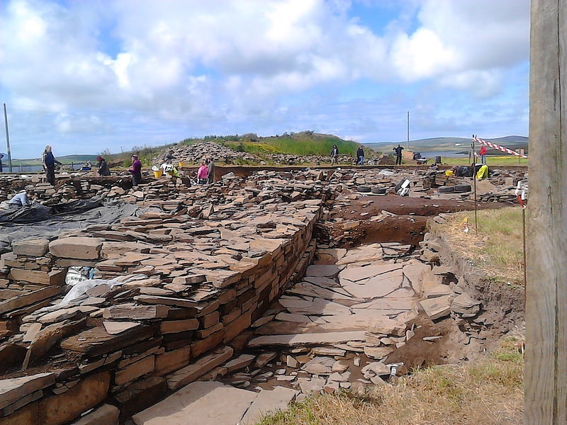 Wykopalisko archeologiczne w Szkocji