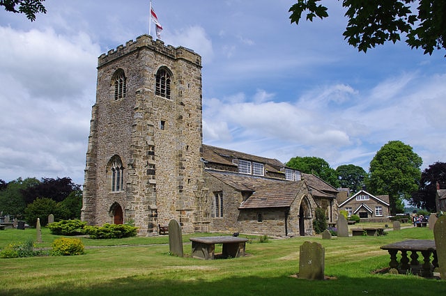 Church in Ribchester, England