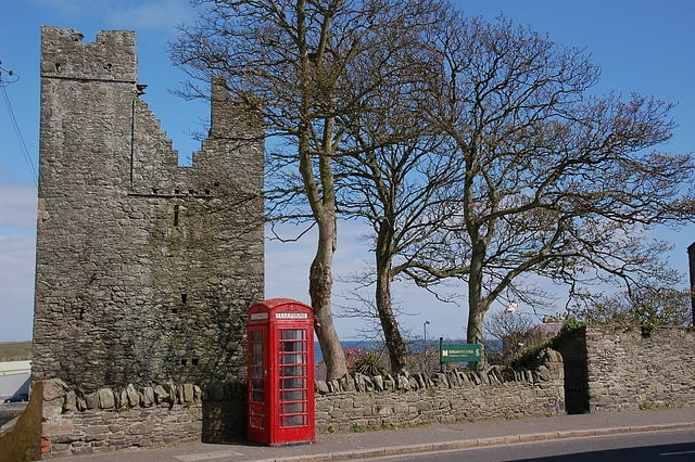 Historical landmark in Ardglass, Northern Ireland