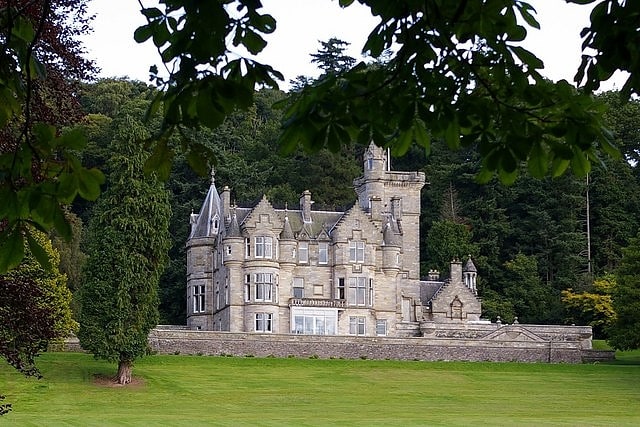 Castle in Kinnettles, Scotland