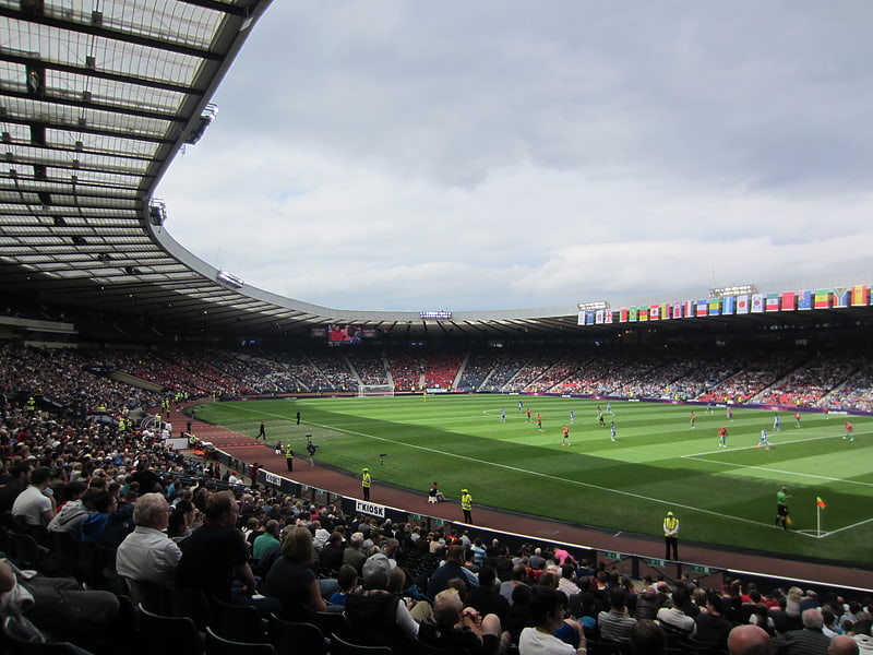 Stade de football à Glasgow, Écosse