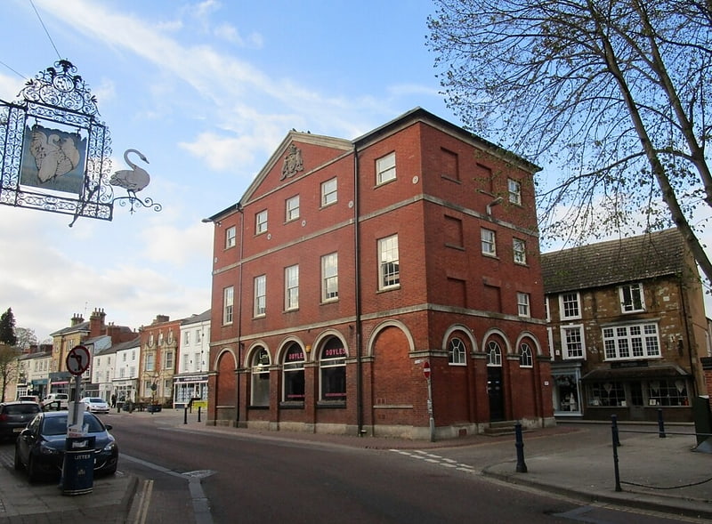 City or town hall in Market Harborough, England