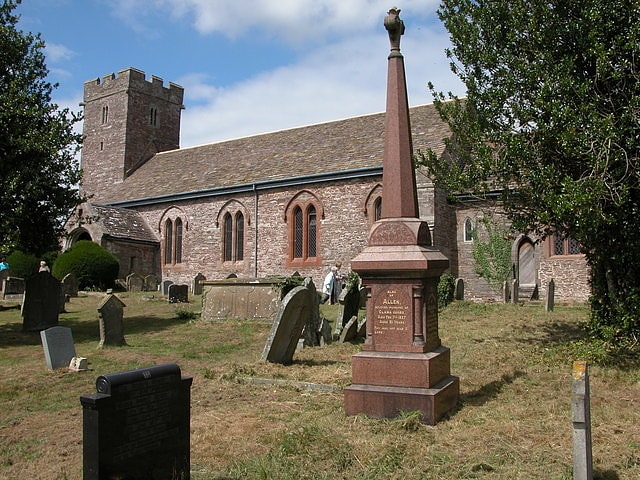 Anglican church in Llanvihangel Crucorney, Wales