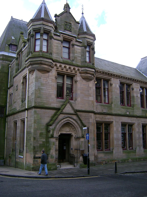 Library in Dunfermline, Scotland