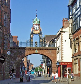 Building in Chester, England