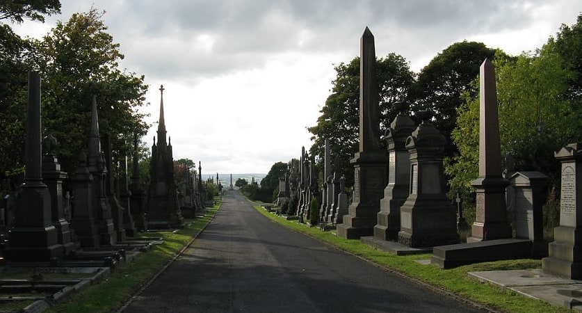 Cemetery in Bradford, England