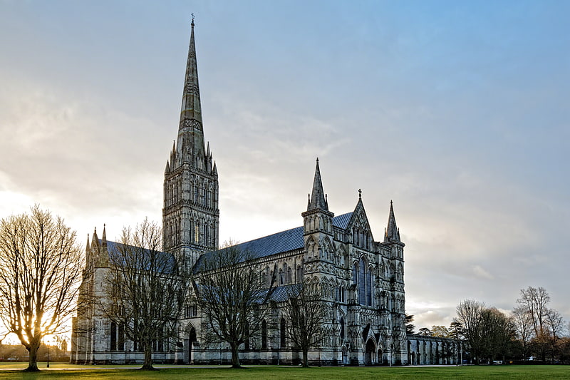 Cathédrale à Salisbury, Angleterre