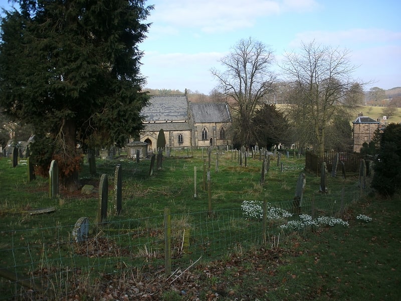 Church in Edensor, England
