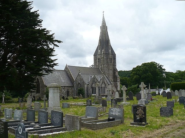 Christian church in Llanfaes, Wales