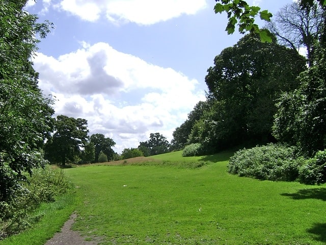 Park in Warwick, England