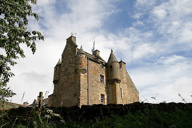 Castle in Oxnam, Scotland