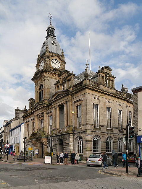 City or town hall in Kendal, England