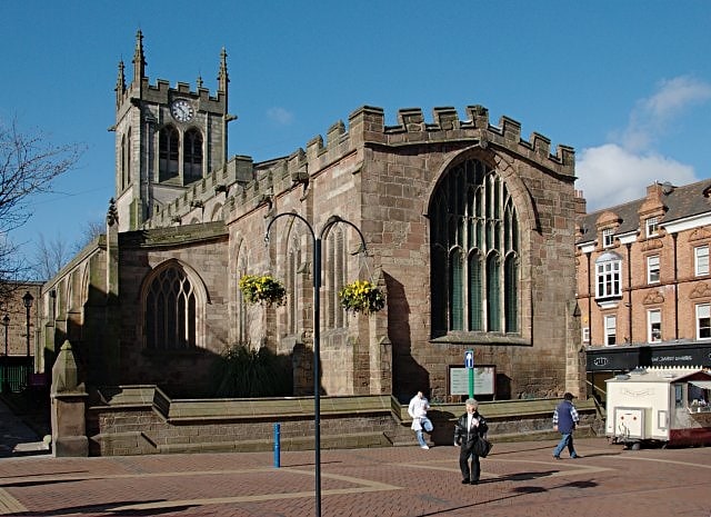 Anglican church in Derby, England