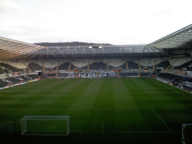 Stadium in Plasmarl, Wales