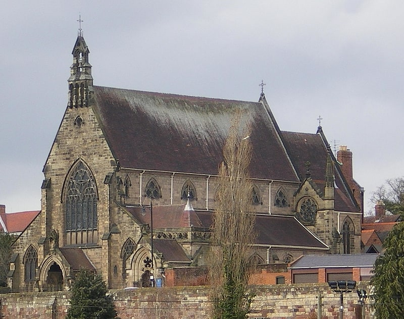 Cathedral in Shrewsbury, England