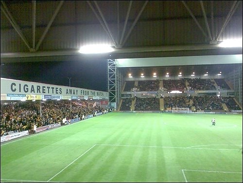 Stadium in Motherwell, Scotland