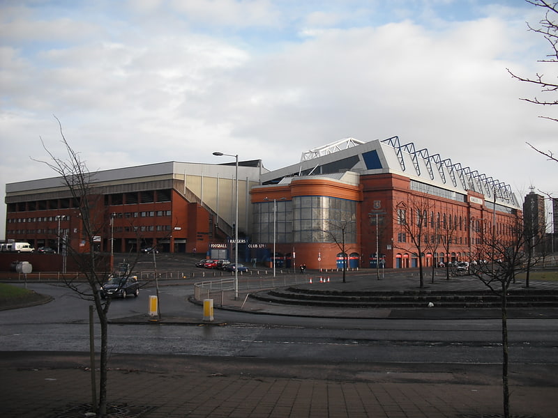 Stade de football à Glasgow, Écosse