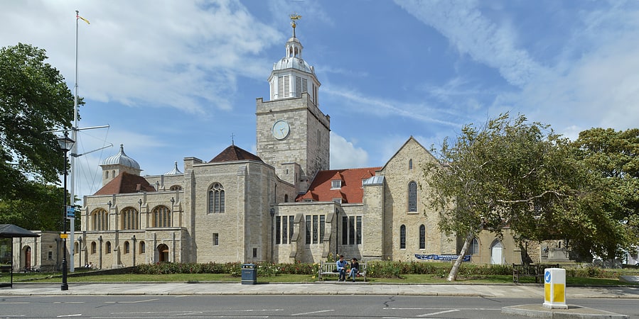 Cathédrale à Portsmouth, Angleterre