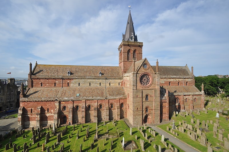 Cathédrale à Kirkwall, Écosse